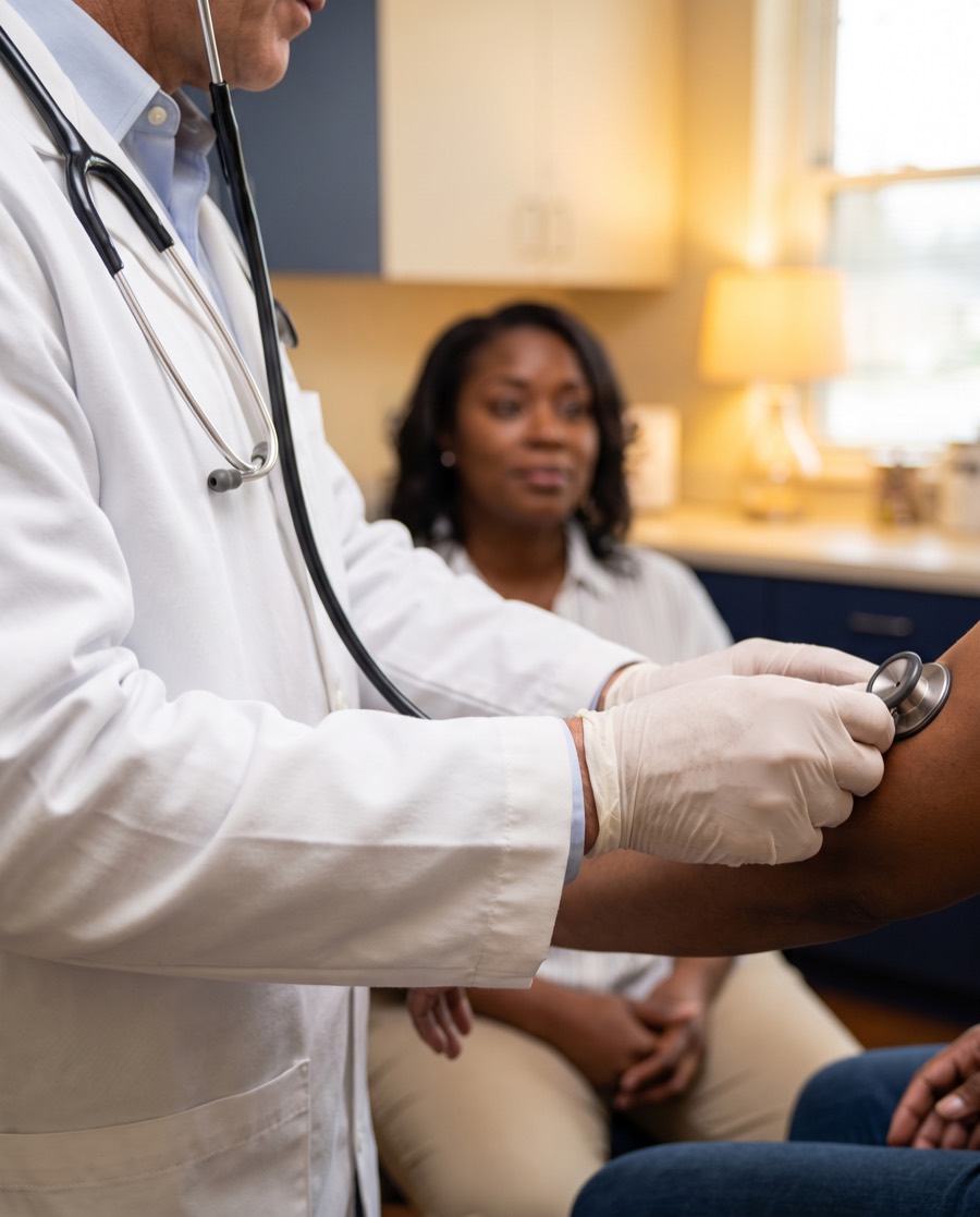 Walk-in primary care visit at Dr. Bryant Medical Practice in St Albans, Queens